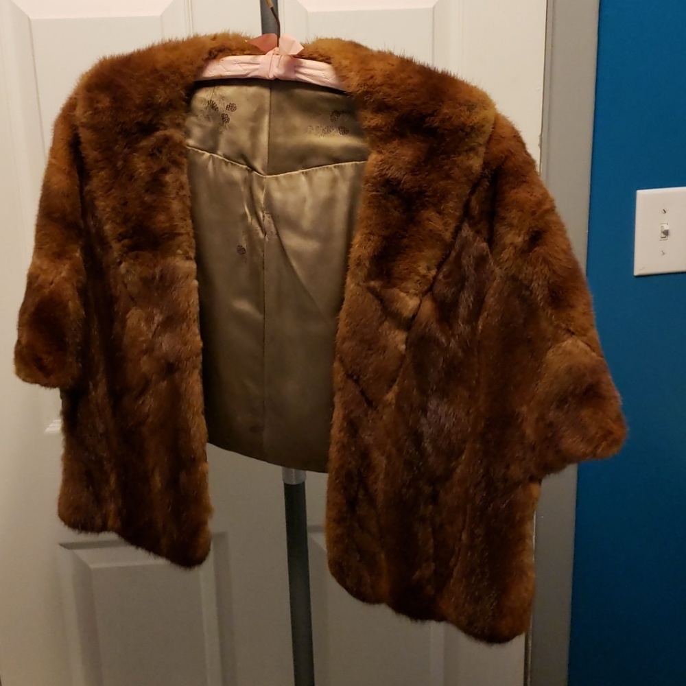 Fur shawl
